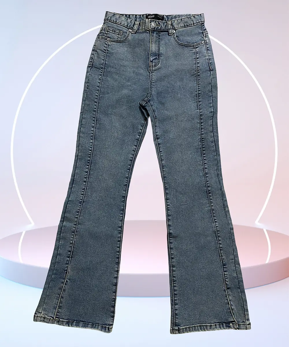 Classic Bootcut Denim with Side Slit