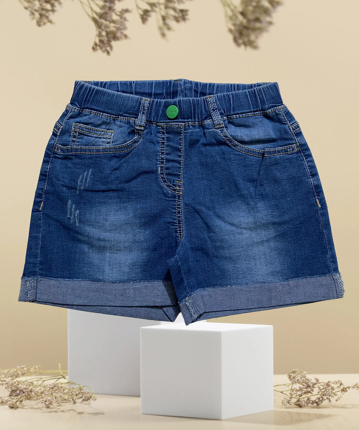 Kid Girl’s Denim Casual Shorts