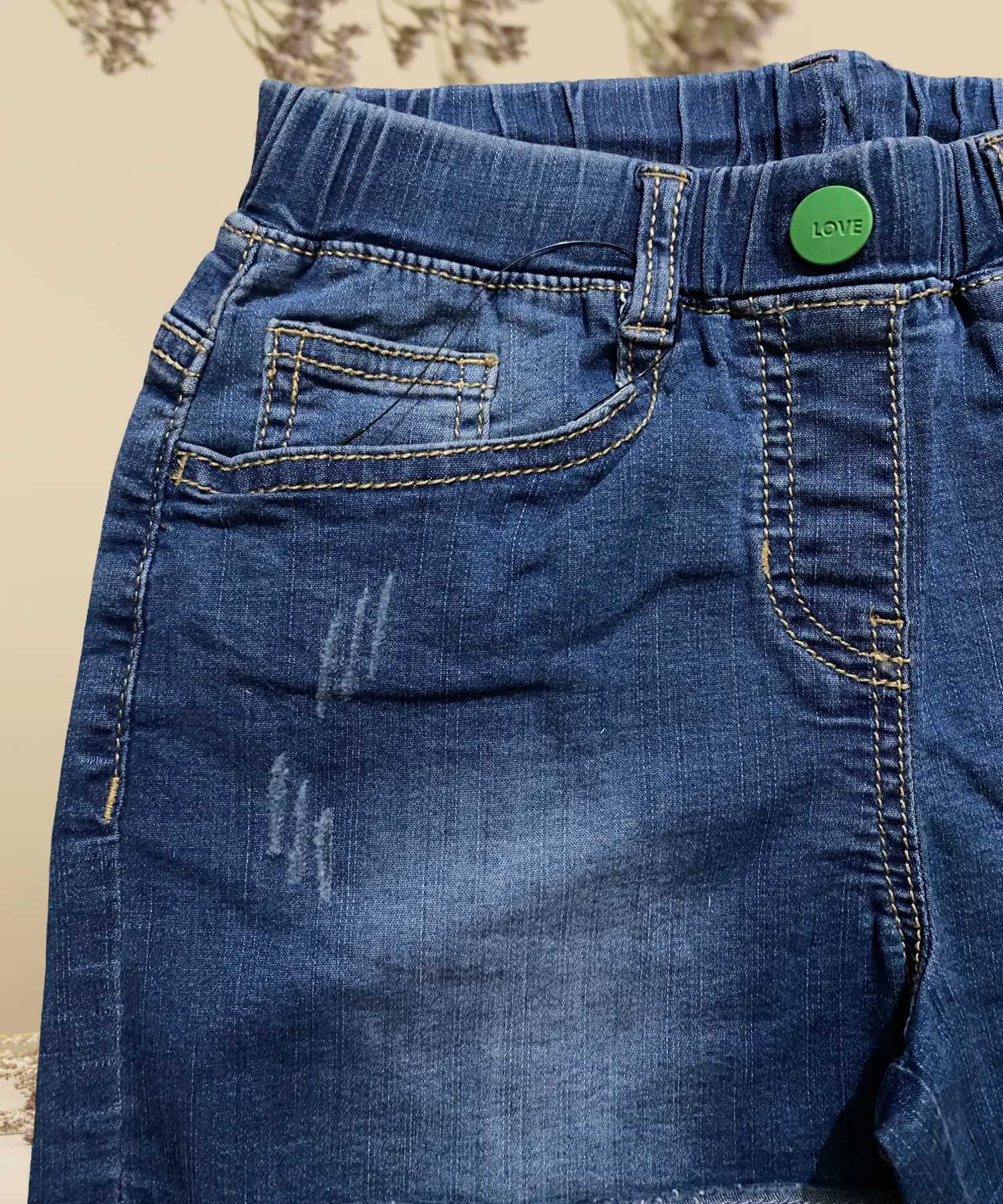 Kid Girl’s Denim Casual Shorts - Image 3