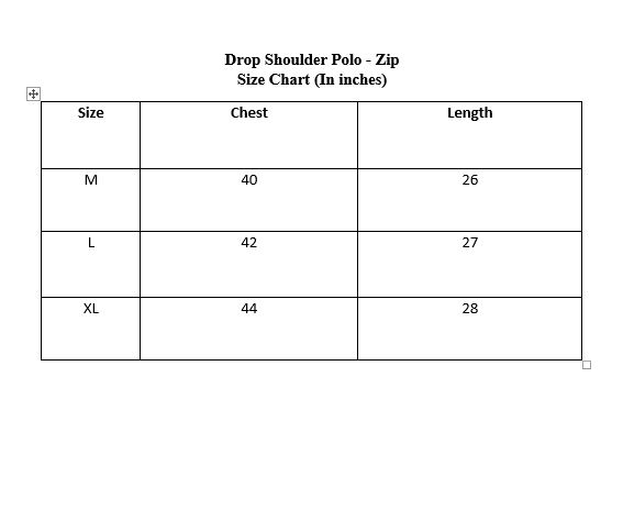 Drop Shoulder Zipper Polo-Beige - Image 4