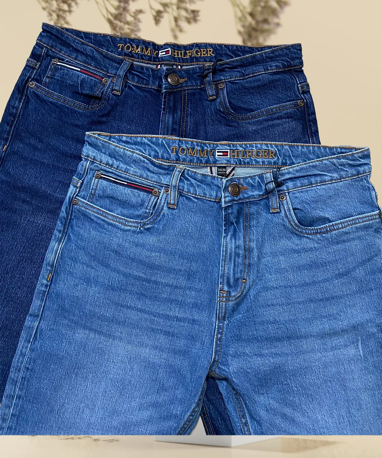 Tommy Hilfiger Men’s Classic Blue Denim - Image 2