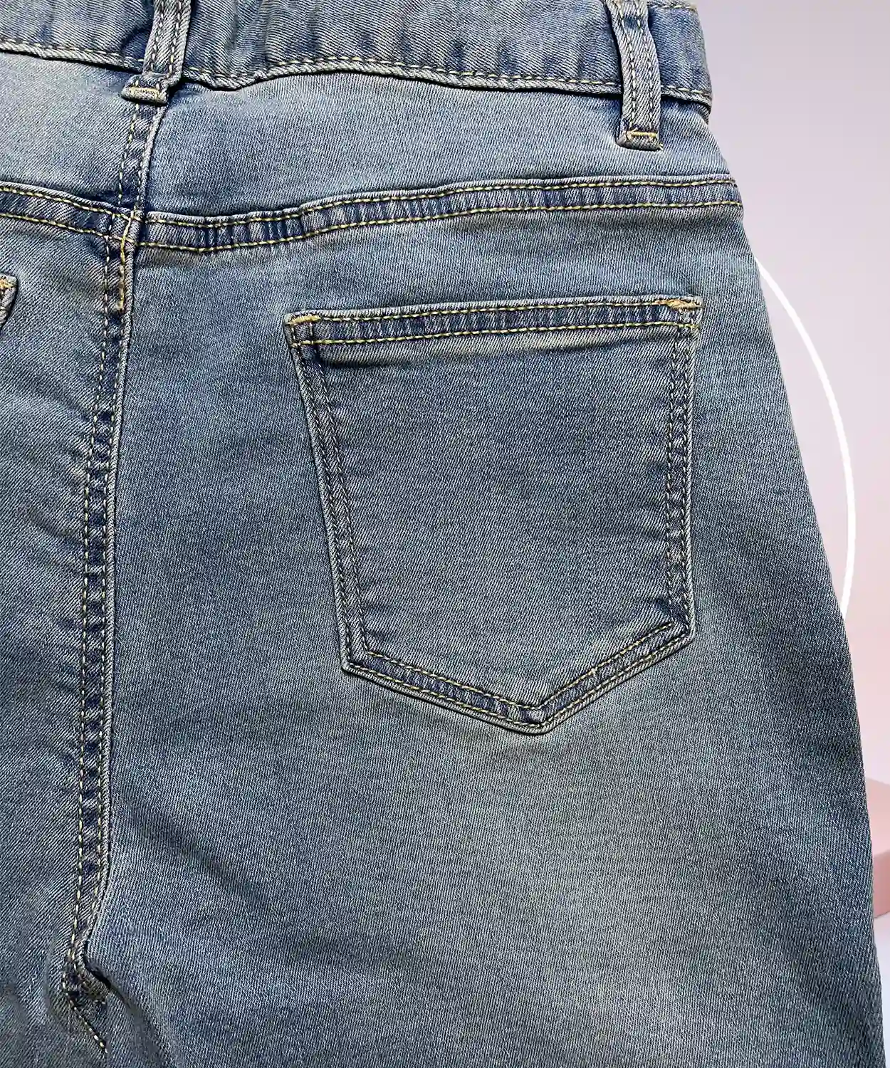 Women's Bootcut Jeans with Side Slit - Image 3