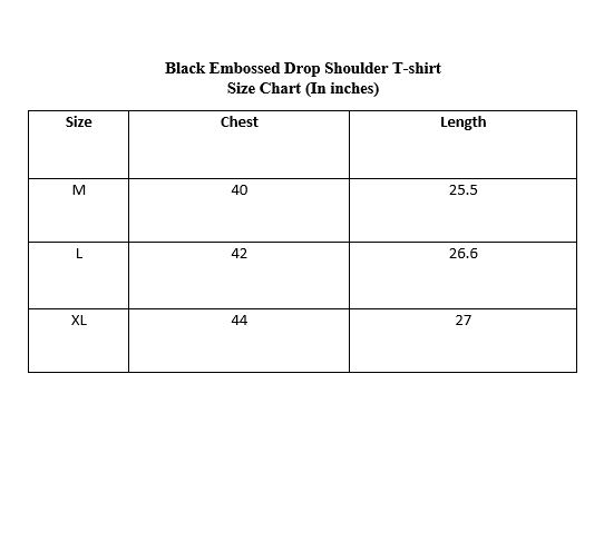 Premium Black Drop Shoulder T-Shirt - Image 3