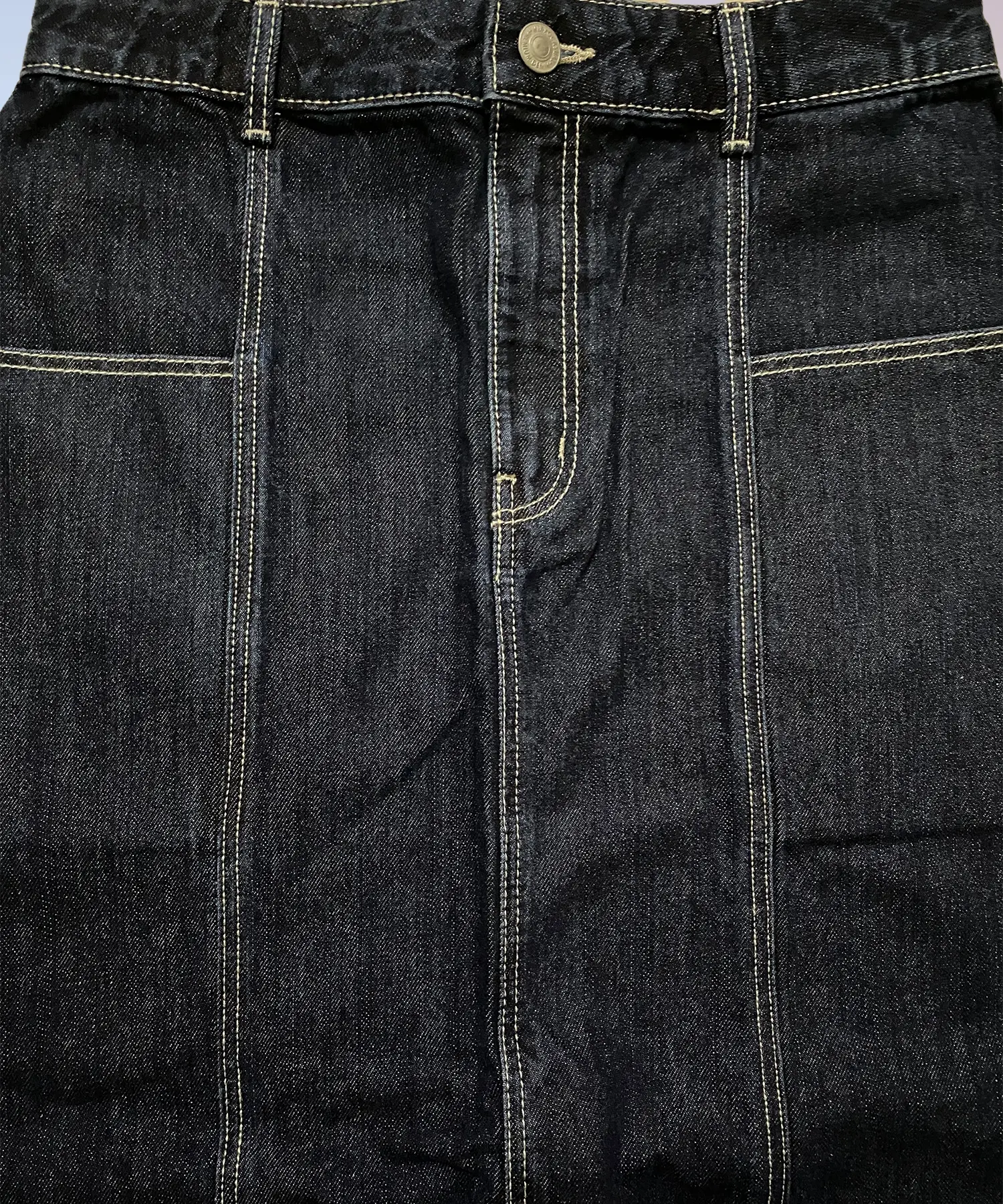 Women's Dark Blue Premium Denim Skirt - Image 4