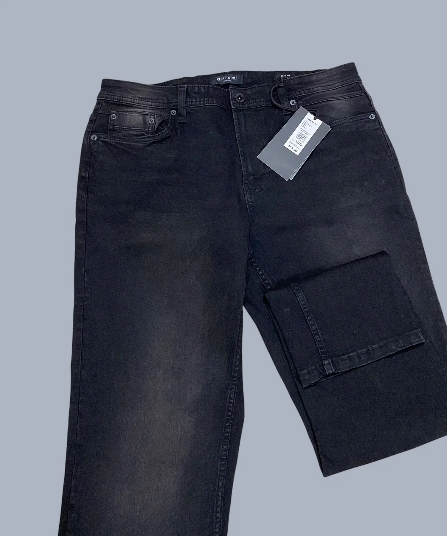 Kenneth Cole Original Export Men’s Washed Black Denim - Image 3