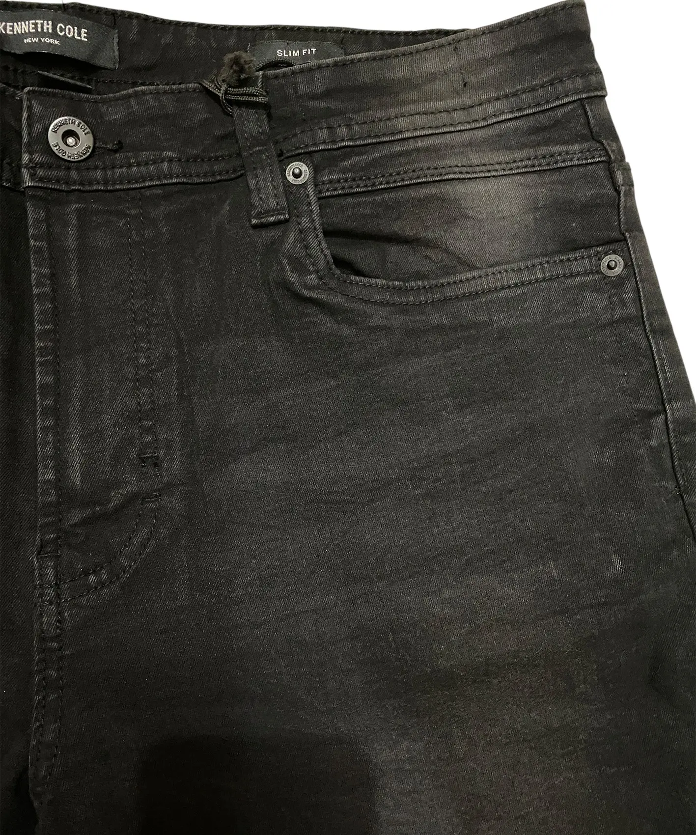 Kenneth Cole Original Export Men’s Washed Black Denim - Image 5
