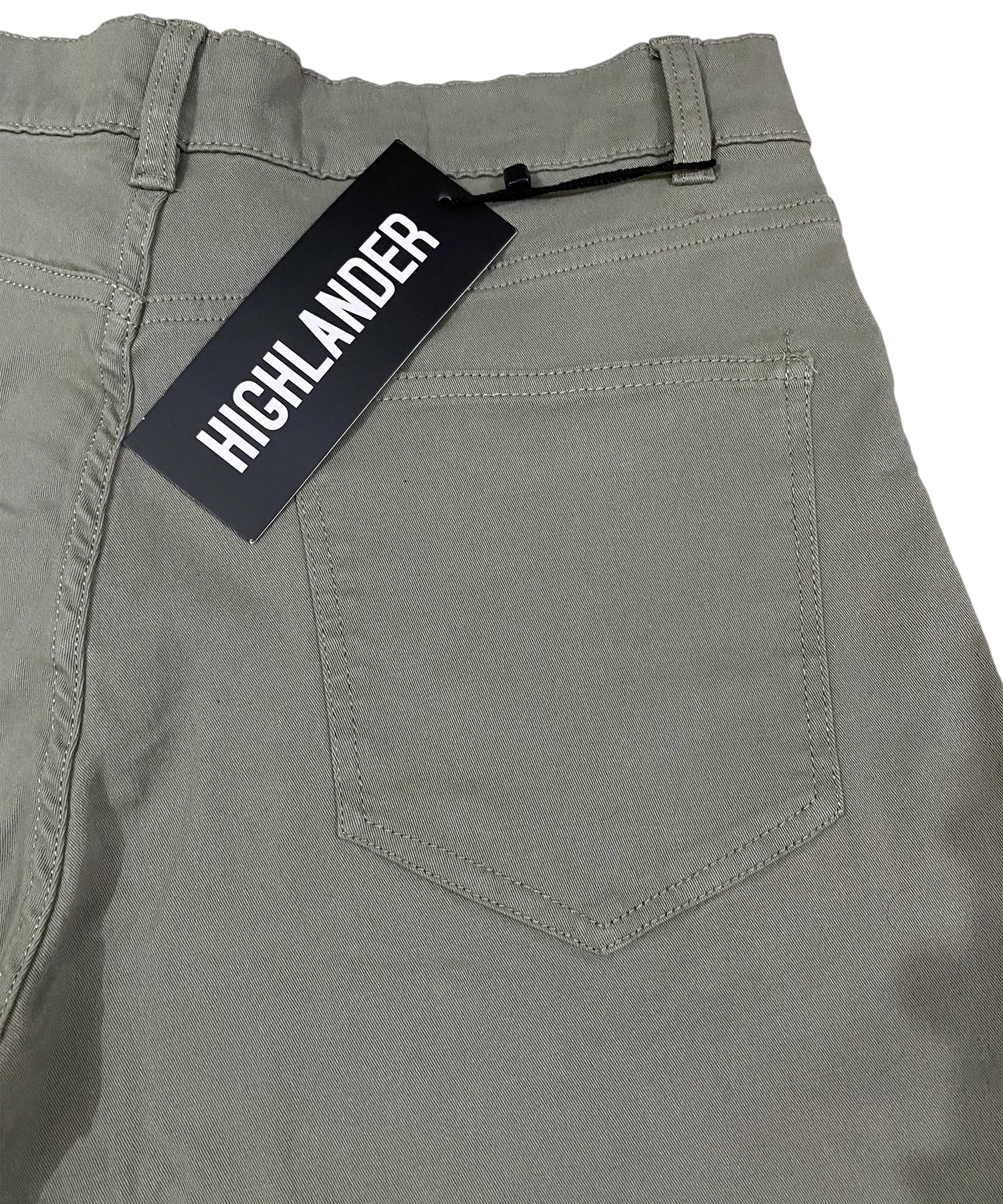 Highlander Men's Relaxed Straight Fit Flexy Waist Chinos - Image 4