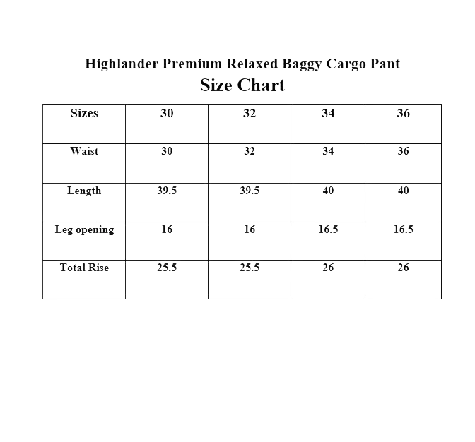 Highlander Premium Relaxed Baggy Cargo Pant - Image 7